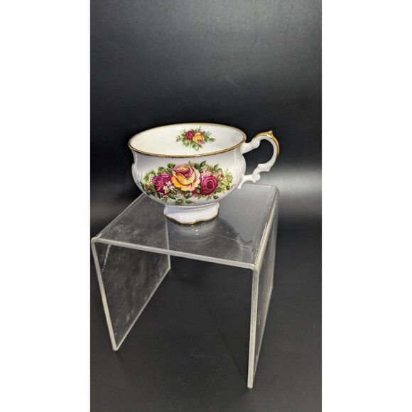 Elizabethan Bone China Tea Cup England Rose Floral Gold Trim Vintage Teacup - Picture 12 of 13